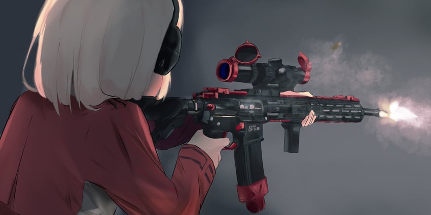 nishikigi chisato (lycoris recoil and 2 more) drawn by s41ty