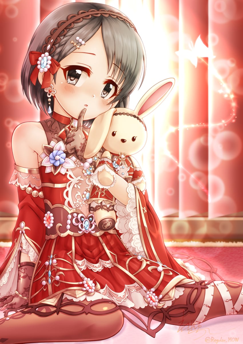 sasaki chie (idolmaster and 2 more) drawn by regular_mow