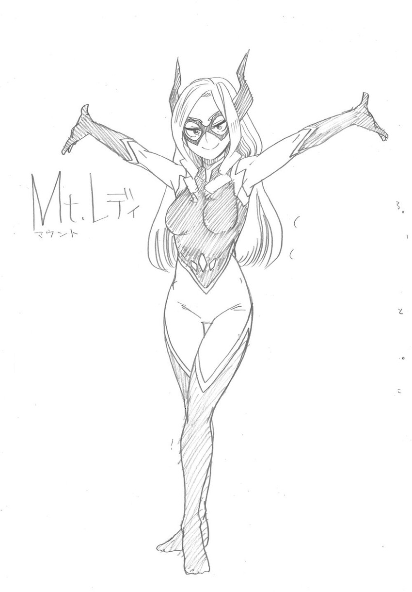 mount lady (boku no hero academia) drawn by horikoshi_kouhei