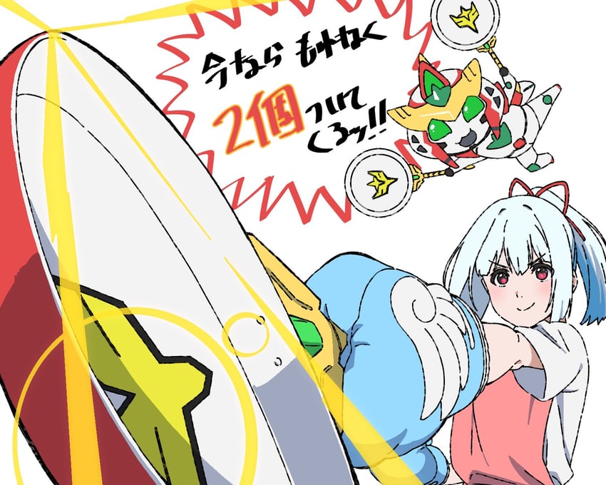 bravern and lulu (yuuki bakuhatsu bang bravern) drawn by matatabeat