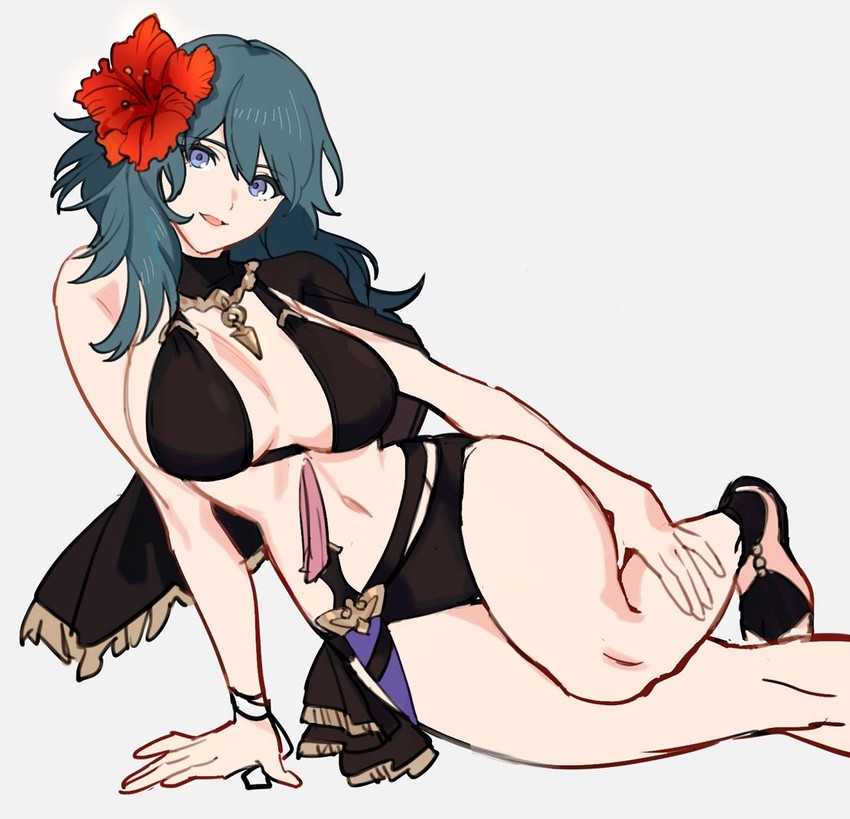 female byleth (fire emblem and 2 more) drawn by jionghai