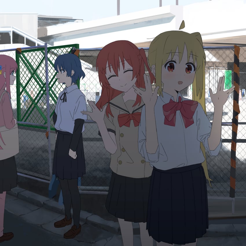 gotoh hitori, kita ikuyo, ijichi nijika, and yamada ryo (bocchi the rock!) drawn by suwiz