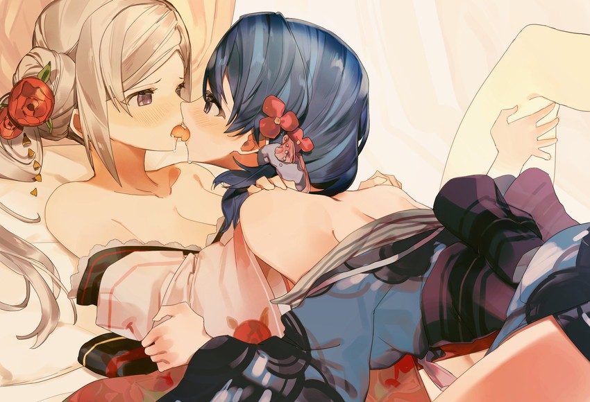 female byleth and edelgard von hresvelg (fire emblem and 1 more) drawn by meunhongcha