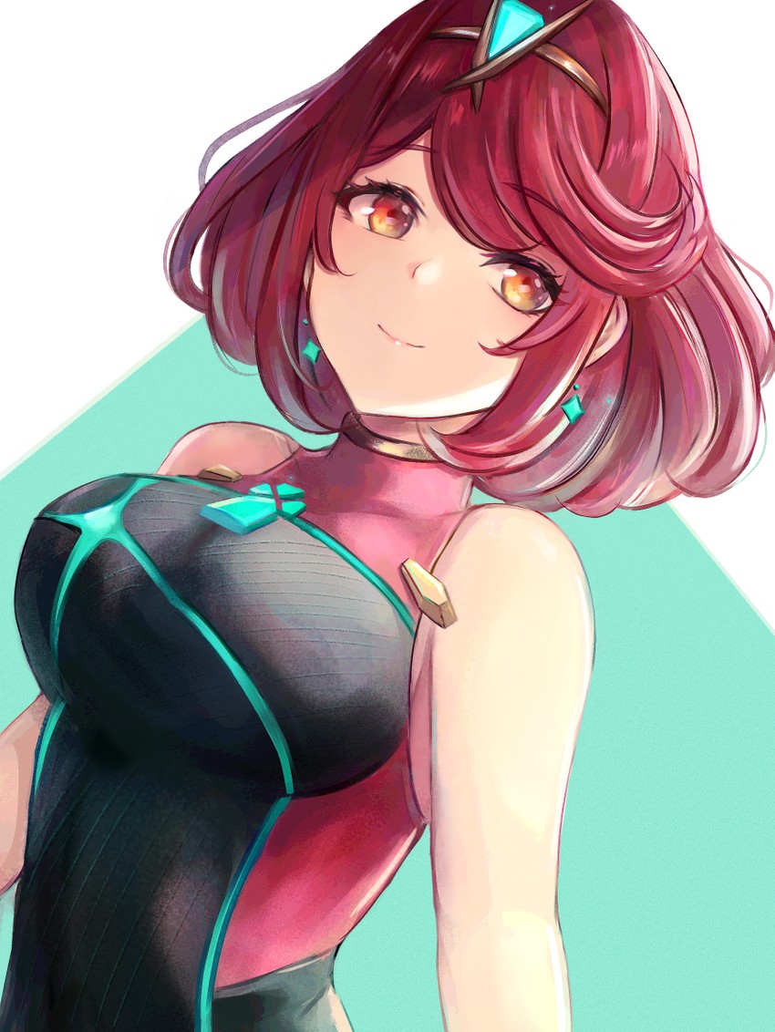 pyra (xenoblade chronicles and 1 more) drawn by leonmandala