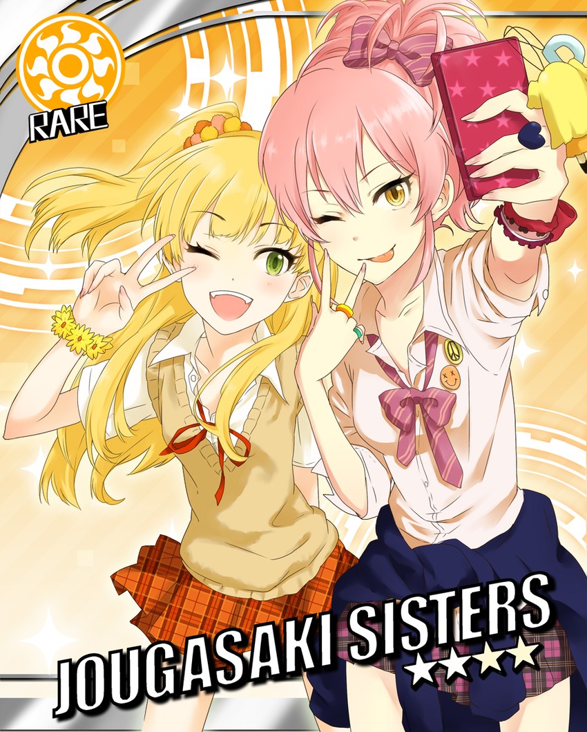 jougasaki mika and jougasaki rika (idolmaster and 1 more) drawn by paprika_8