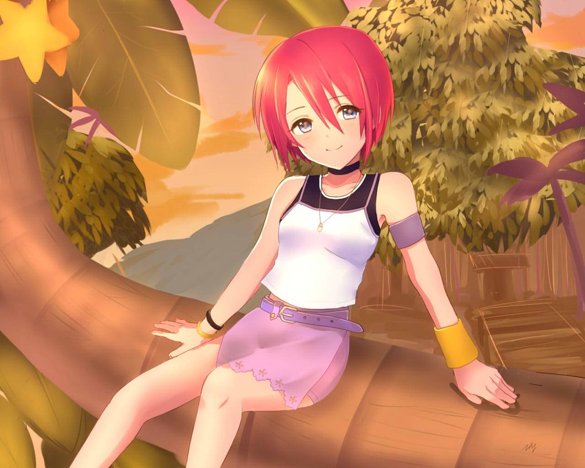 kairi (kingdom hearts and 1 more) drawn by mizu_ramen