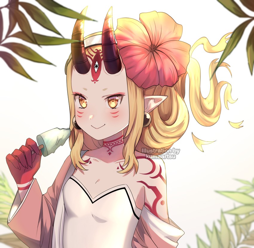 ibaraki douji (fate and 1 more) drawn by kumaartsu