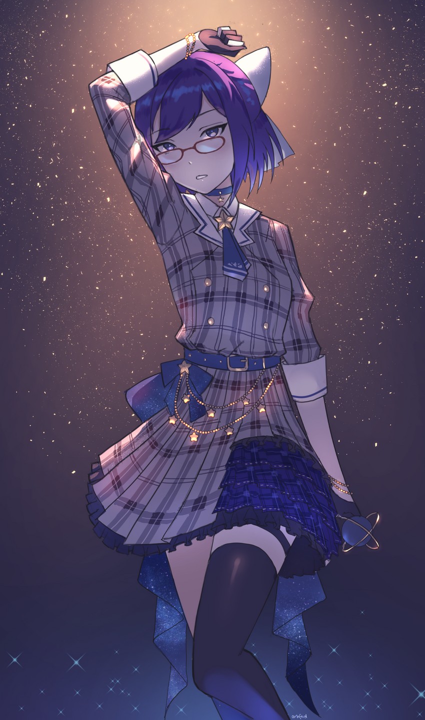 hoshimachi suisei and a-chan (hololive) drawn by ark_ford