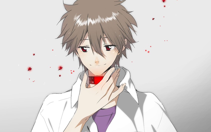 nagisa kaworu (neon genesis evangelion and 2 more) drawn by yukimitsuki