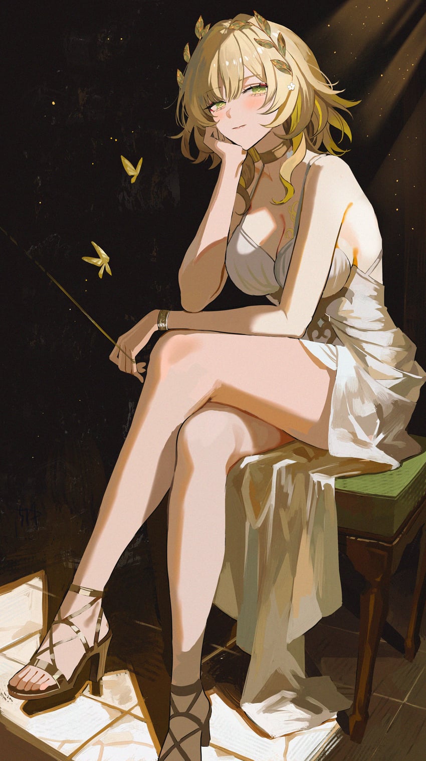 aglaea (honkai and 1 more) drawn by maria_(maria_rose)