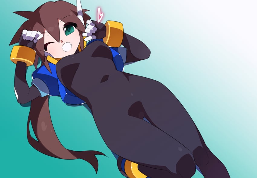 aile (mega man and 2 more) drawn by kaidou_zx