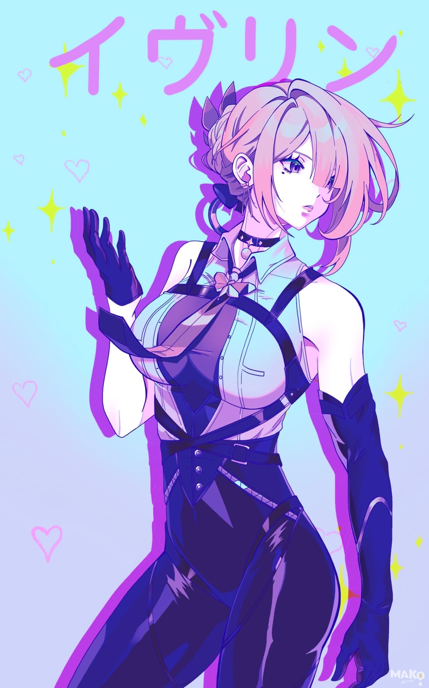 evelyn chevalier (zenless zone zero) drawn by kurimako