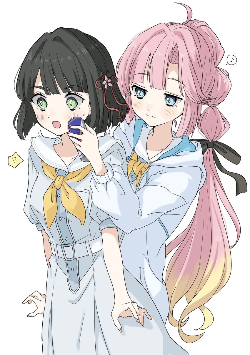 momose ginko and anyoji hime (love live! and 2 more) drawn by natsu_(natsukikenken)