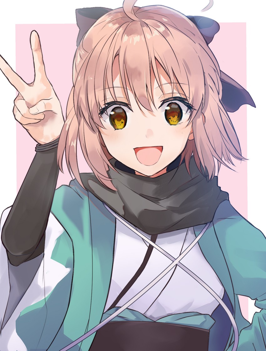 okita souji (fate and 2 more) drawn by gorogoronemuri