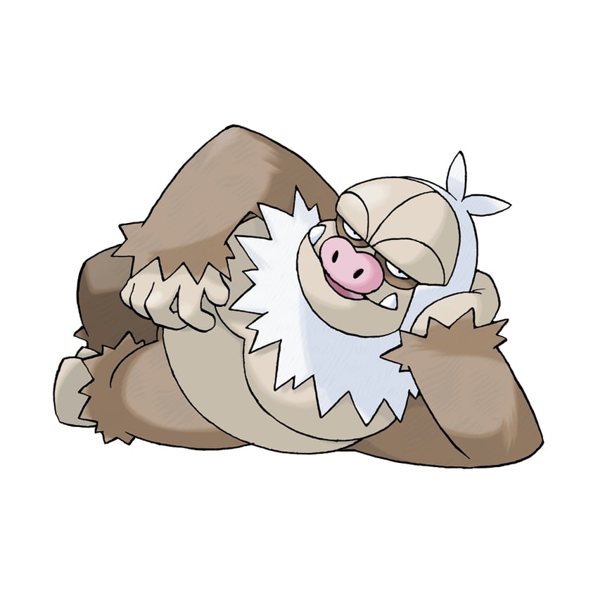slaking (pokemon and 1 more) drawn by sugimori_ken