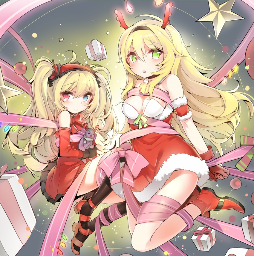hoshii miki and hasegawa kobato (idolmaster and 1 more) drawn by yuran