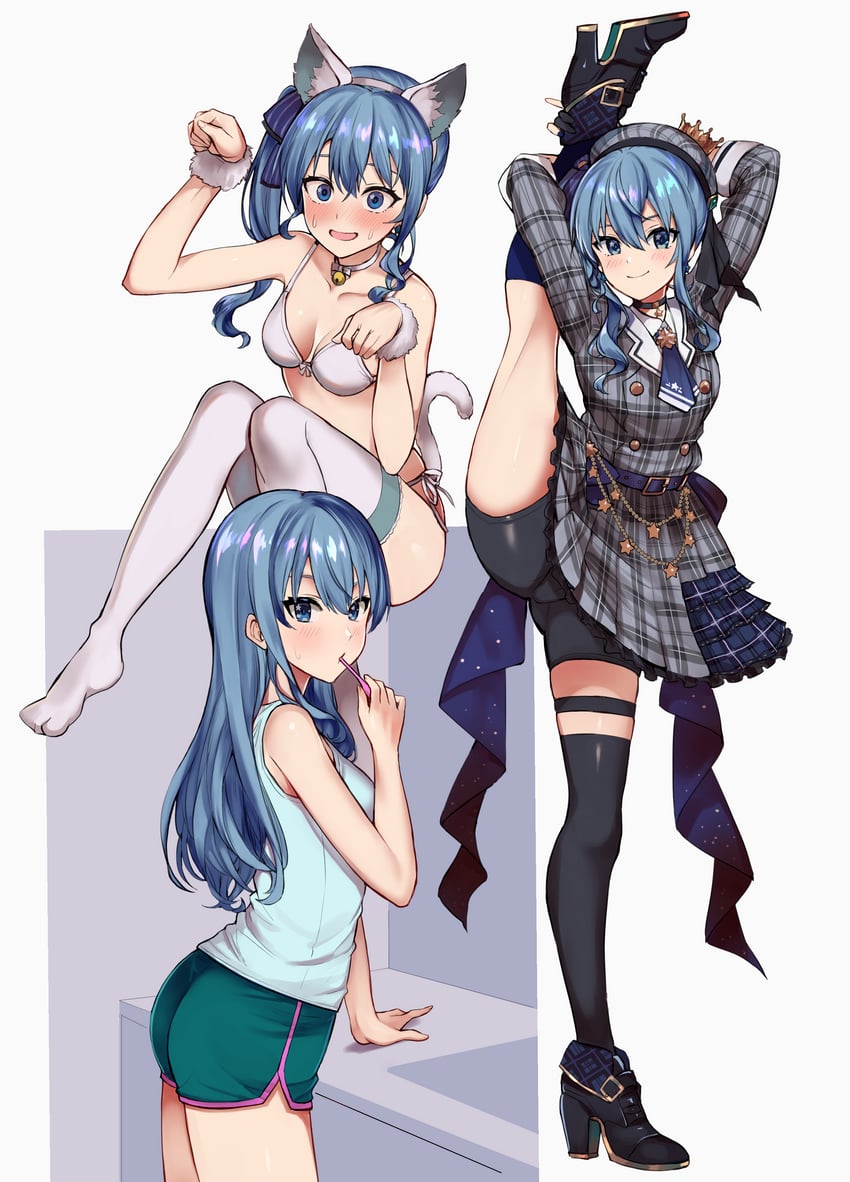 hoshimachi suisei (hololive) drawn by pukara