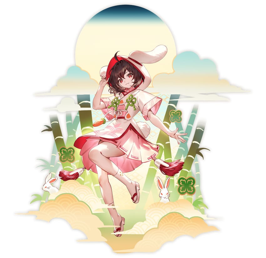 inaba tewi (touhou and 1 more) drawn by u_u_zan