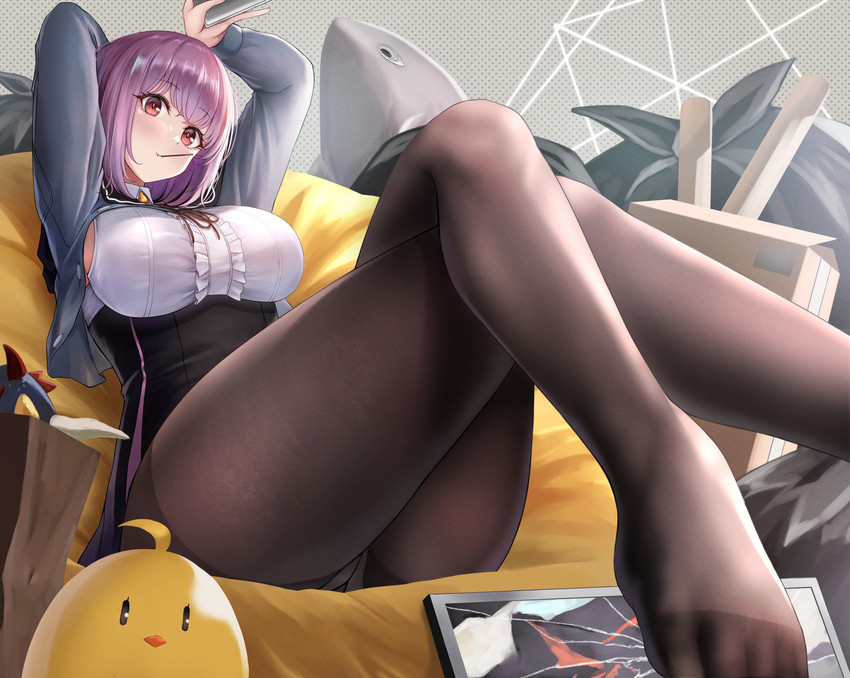 manjuu and shinjou akane (azur lane and 2 more) drawn by numaguro_(tomokun0808)