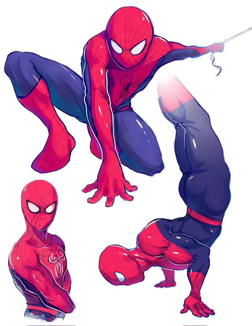spider-man and peter parker (marvel and 1 more) drawn by earth86643091