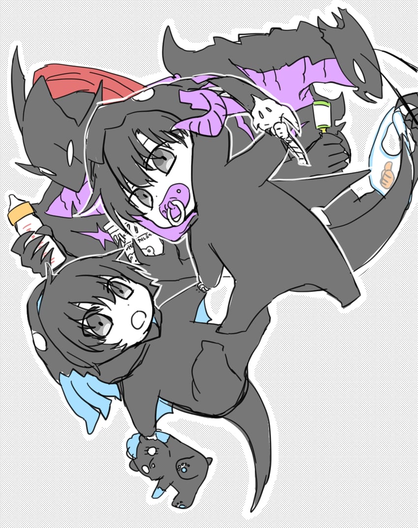sung jin-woo, igris, and beru (solo leveling) drawn by 8mo10