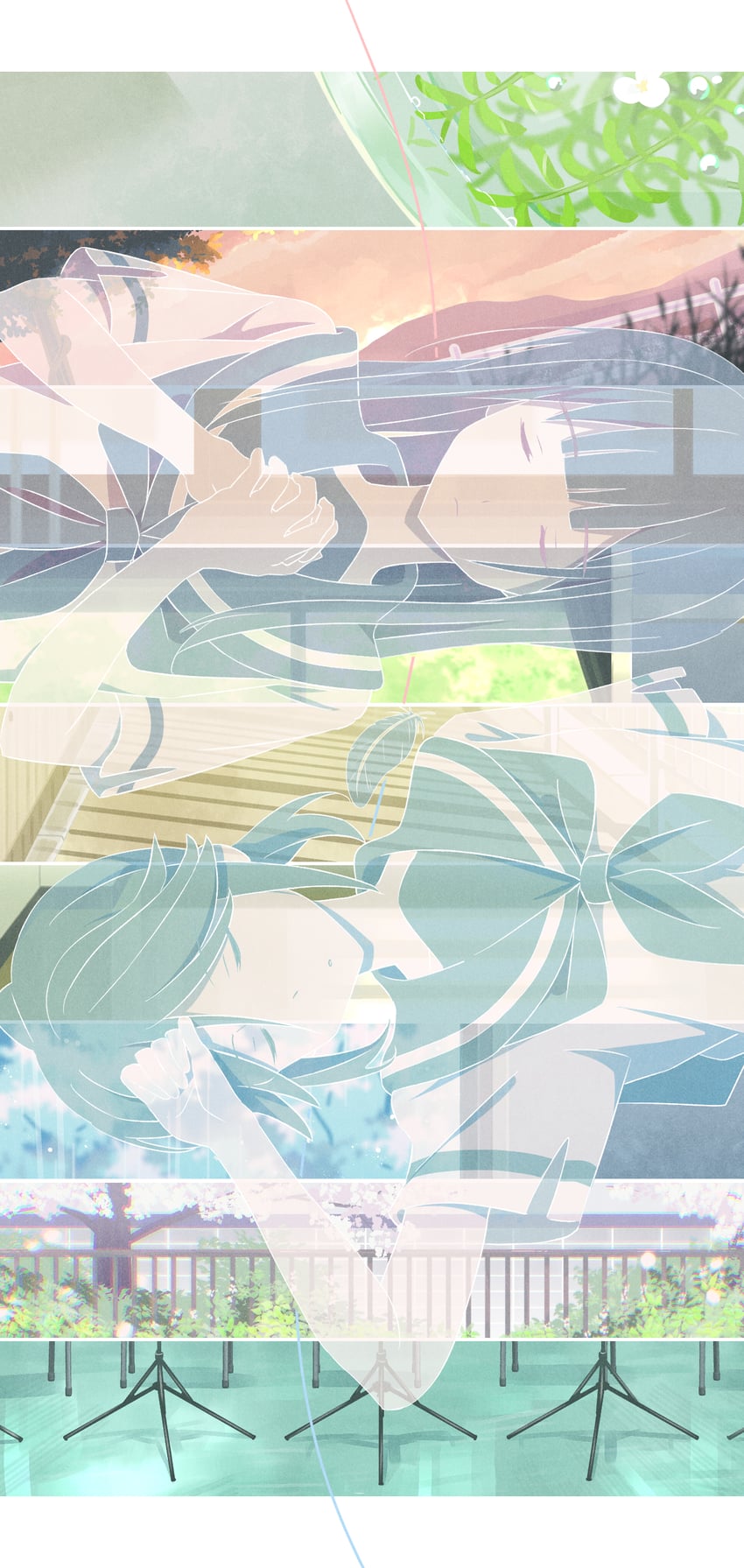 yoroizuka mizore and kasaki nozomi (hibike! euphonium and 1 more) drawn by sawara65