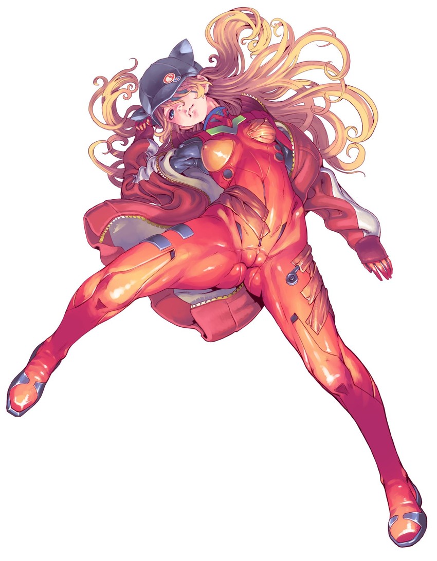 souryuu asuka langley (neon genesis evangelion and 2 more) drawn by honzawa_yuuichirou and nanakamado_anno