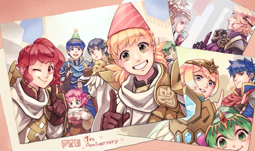 tiki, ike, marth, anna, xander, and 7 more (fire emblem and 6 more) drawn by d0o00o0b