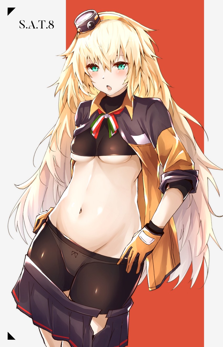 s.a.t.8 (girls' frontline) drawn by fluegel_(gumi710)