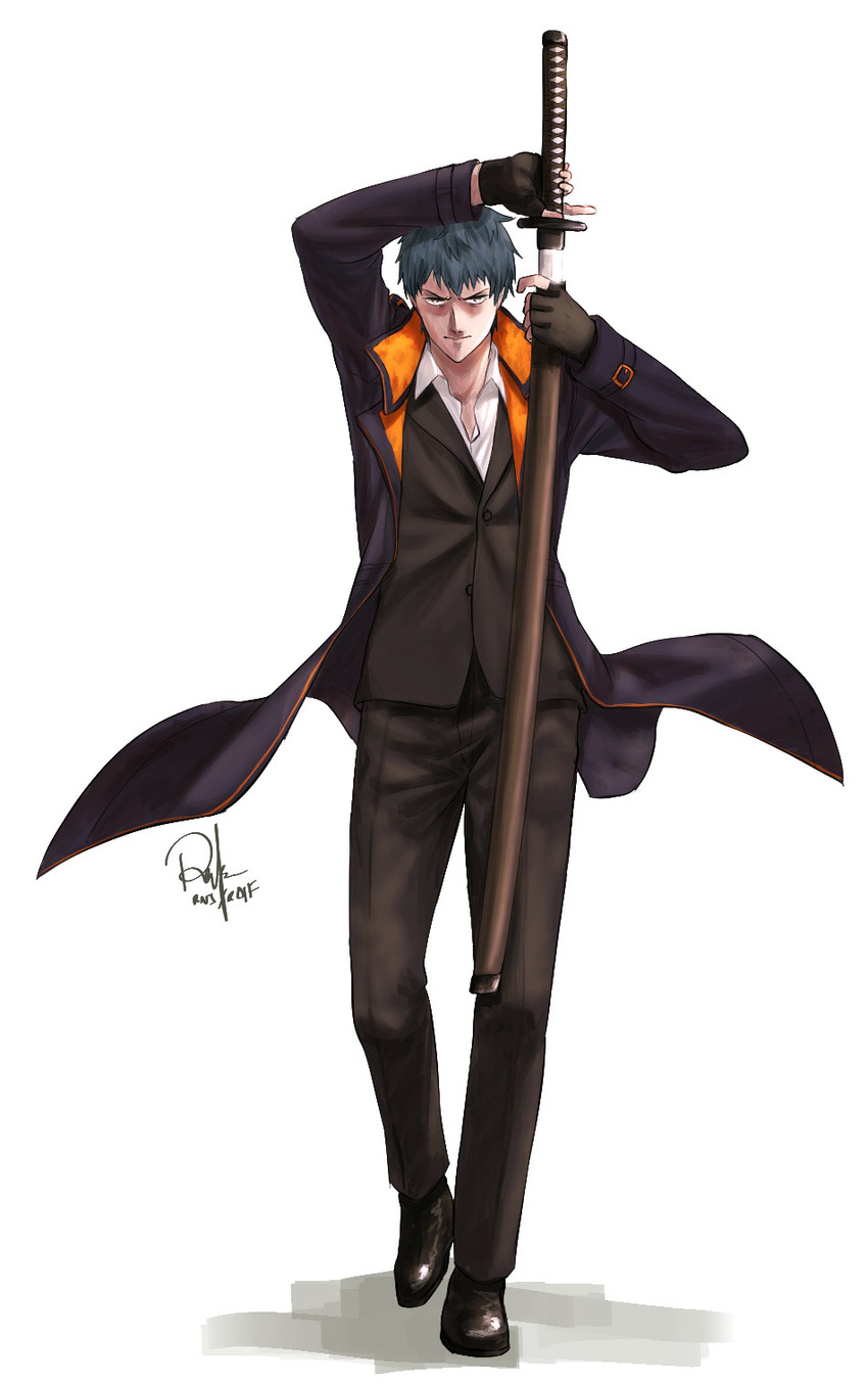 vergil and saitou hajime (fate and 3 more) drawn by r4f