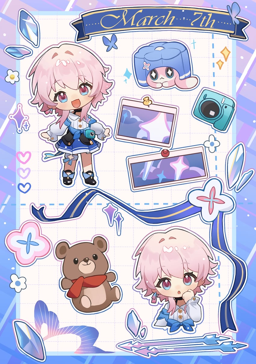 march 7th (honkai and 1 more) drawn by xiaoshu