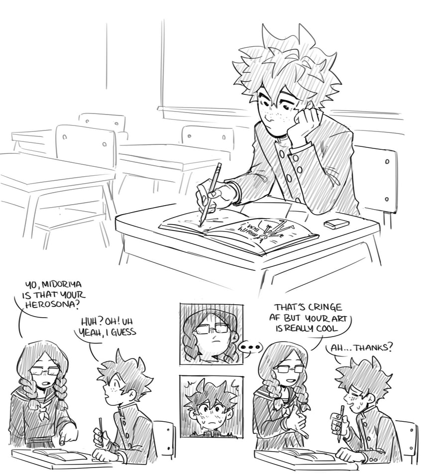 midoriya izuku (boku no hero academia) drawn by habkart