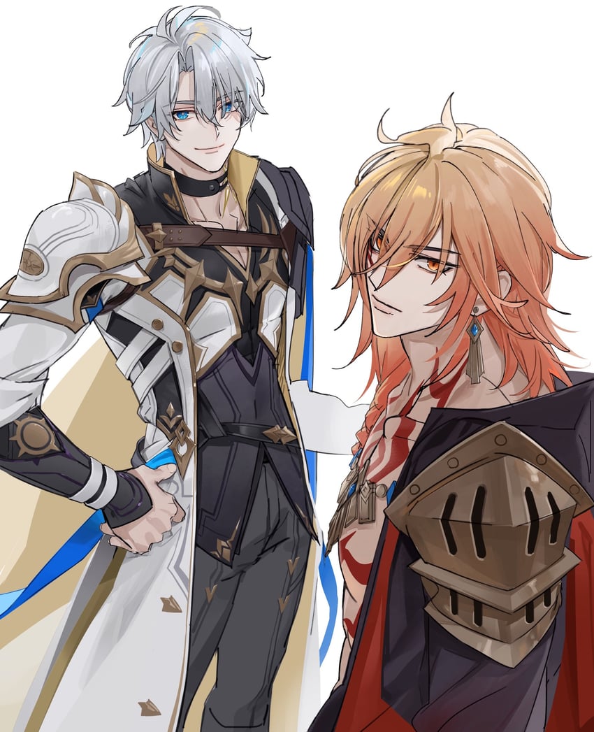 phainon and mydei (honkai and 1 more) drawn by 41097772s
