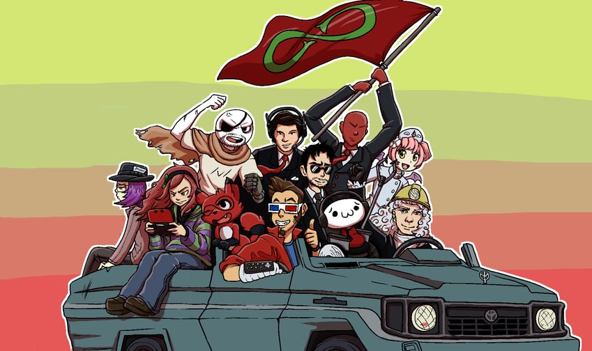 shoboon, anonymous, vivian james, ebola-chan, and v-tan (2channel and 2 more)