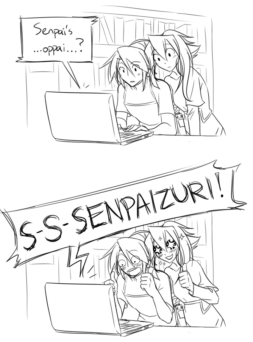 matt and claire (original and 1 more) drawn by matsu-sensei
