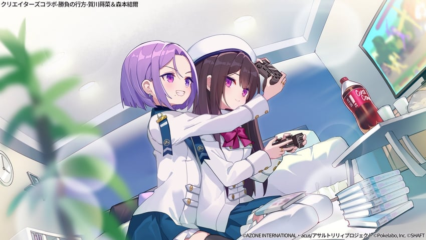 morimoto yuni and kagawa makina (assault lily) drawn by rk_(rktorinegi)