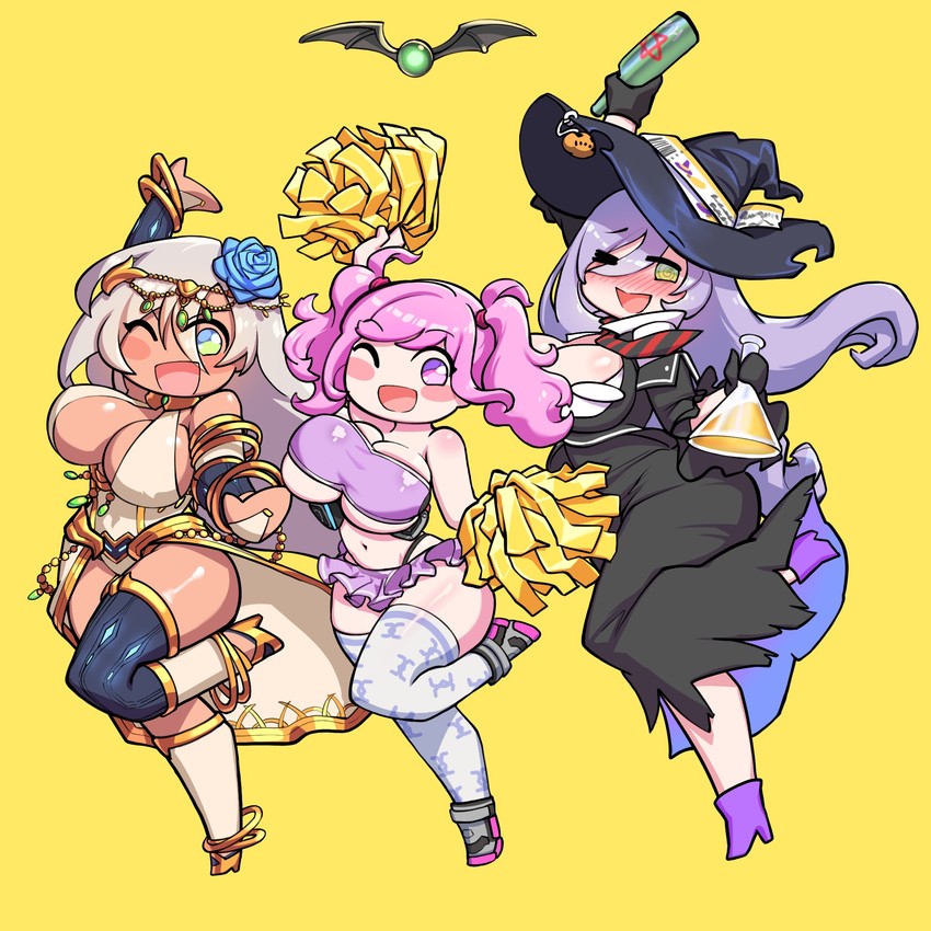 circe, acrobatic sunny, and carolina (last origin) drawn by hoyo