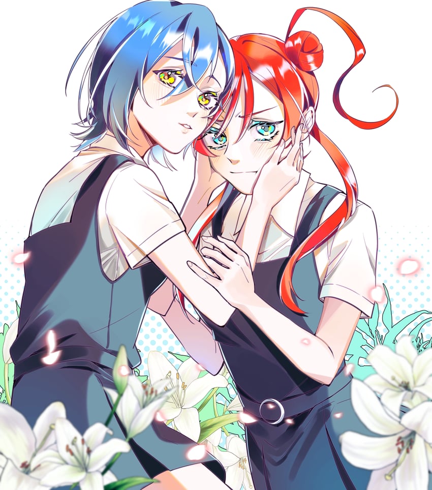 wakana shiki and yoneme mei (love live! and 1 more) drawn by kong_chan