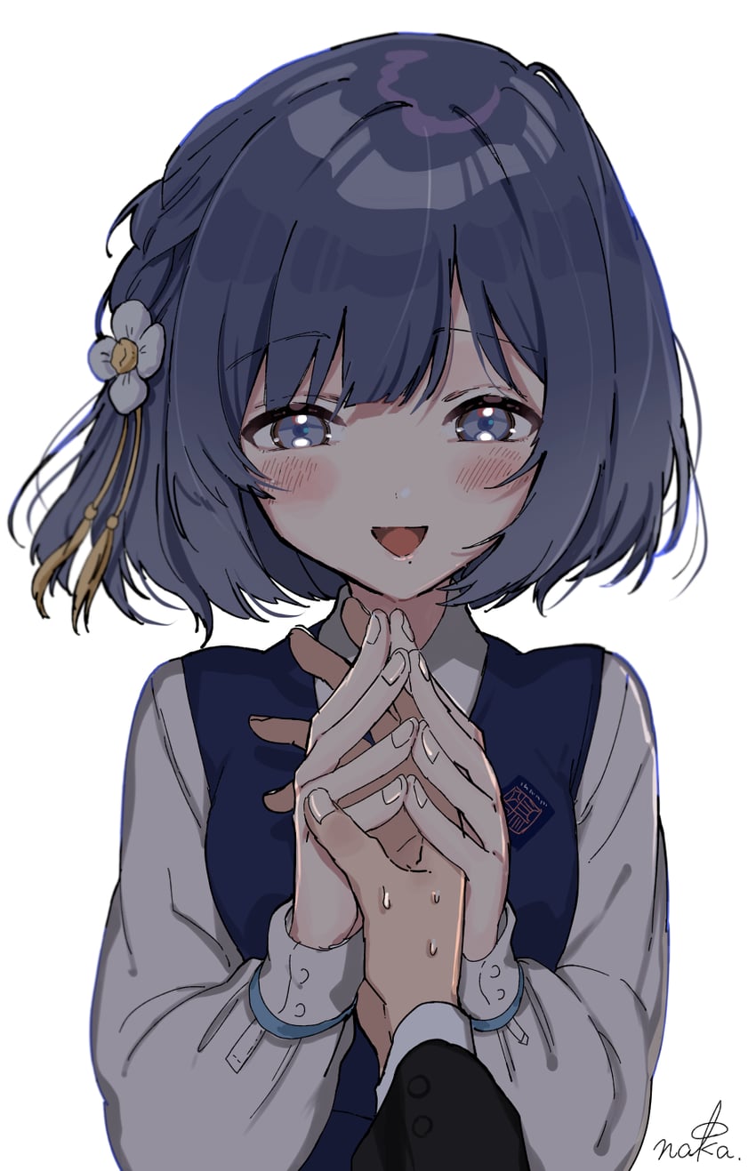 producer and hataya misuzu (idolmaster and 1 more) drawn by nakanakacxy
