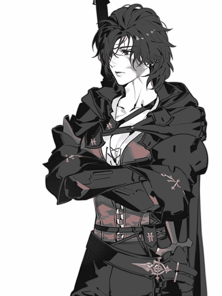 clive rosfield (final fantasy and 1 more) drawn by suiteikanse