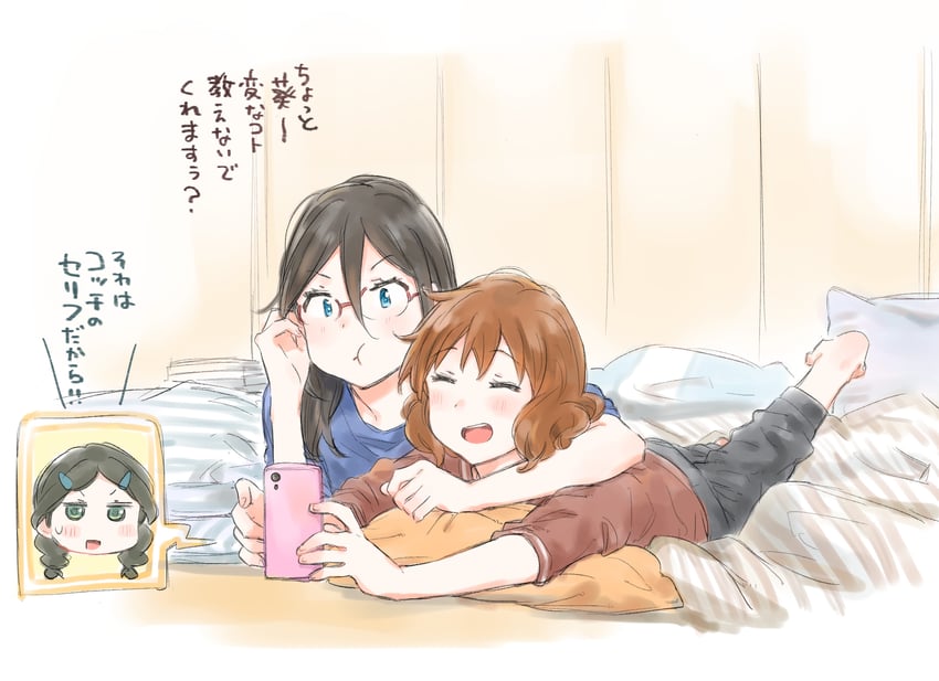 oumae kumiko, tanaka asuka, and saitou aoi (hibike! euphonium) drawn by amano_shin