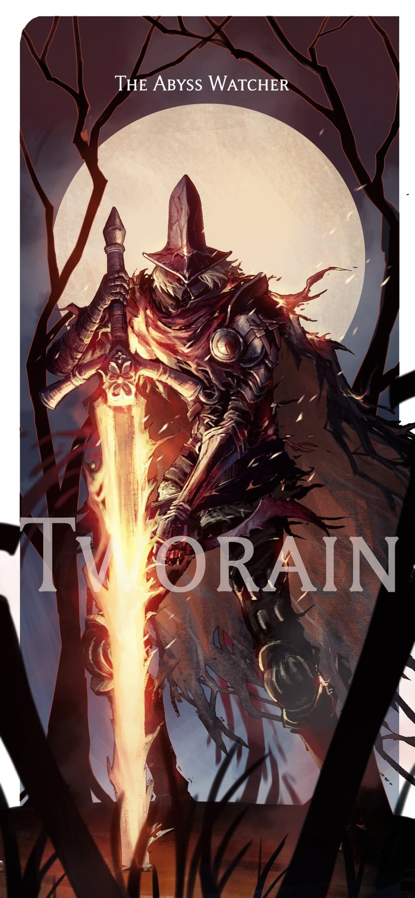 abyss watcher (dark souls and 1 more) drawn by tworain_w