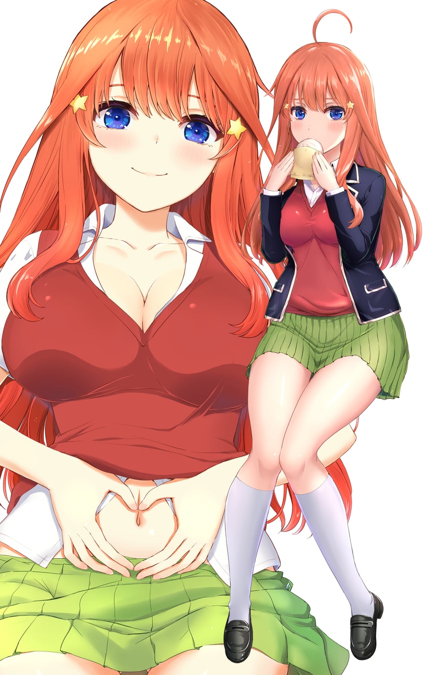 nakano itsuki (go-toubun no hanayome) drawn by inanaki_shiki