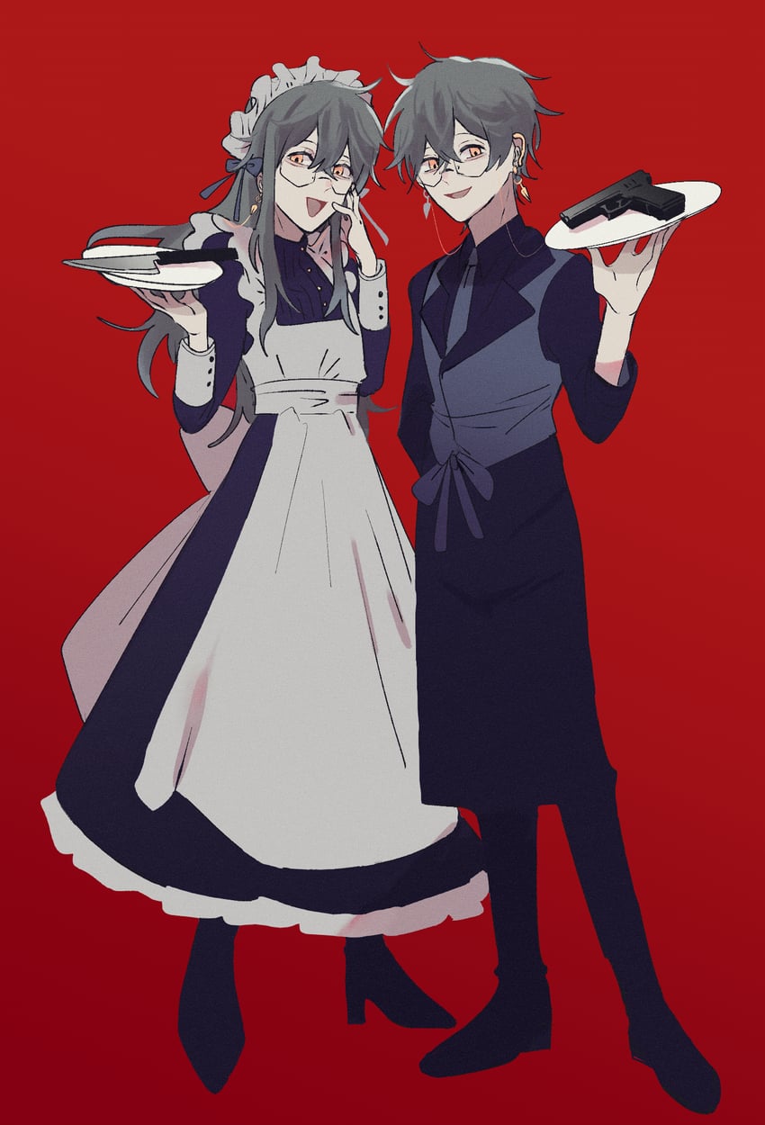 ike eveland (nijisanji and 1 more) drawn by bug_bbb