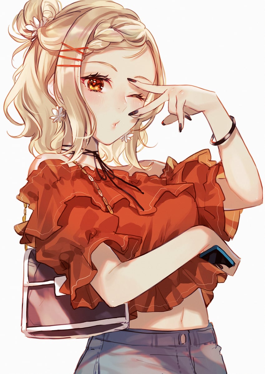 miyashita ai (love live! and 1 more) drawn by pon2oo