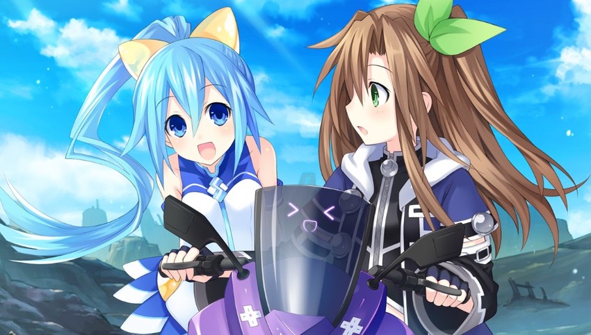 if, sega hatsumi, and neptune (neptune and 1 more) drawn by tsunako