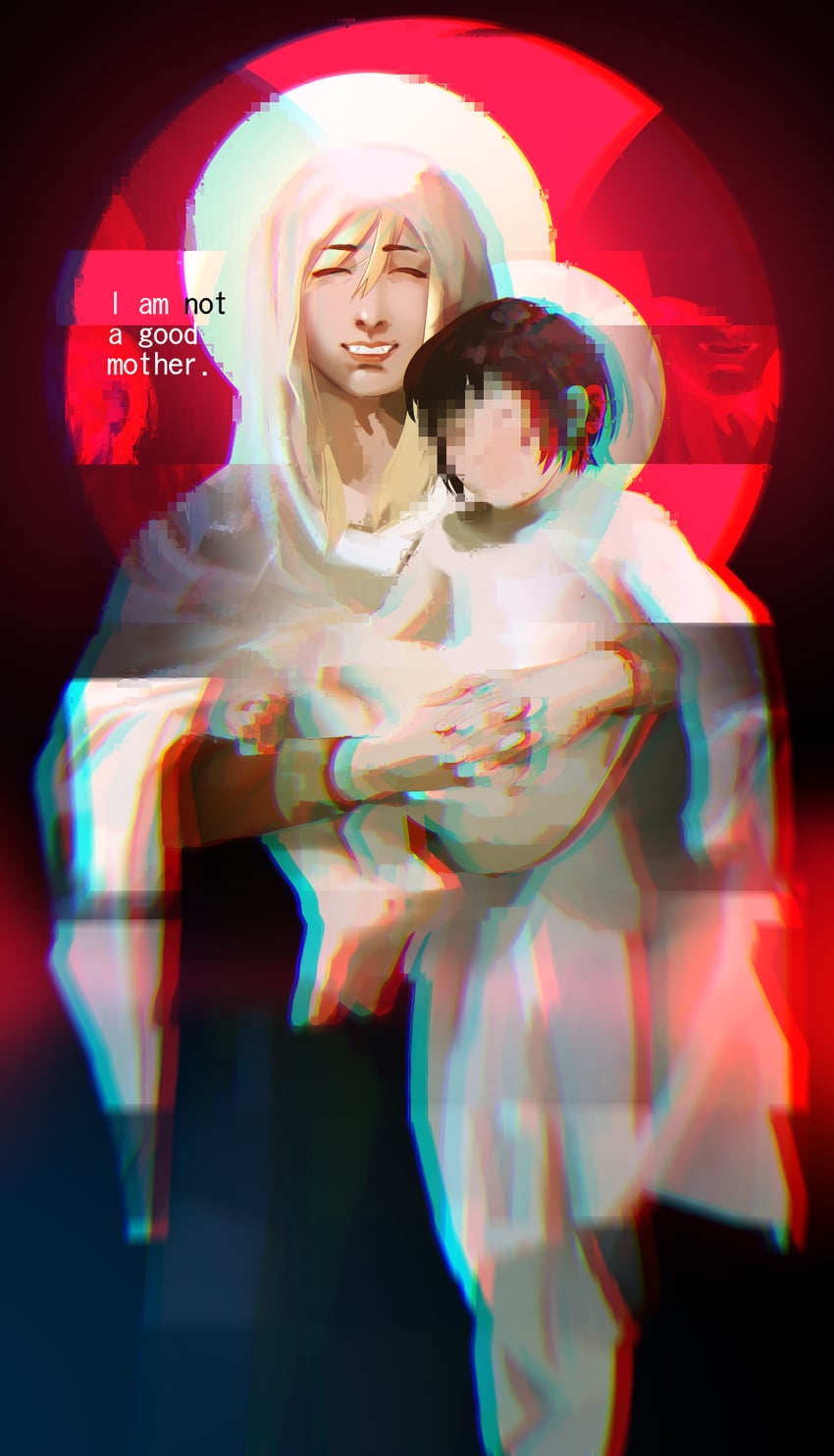 jesus, mitake miyao, and jestress (ciconia no naku koro ni) drawn by dieselhands