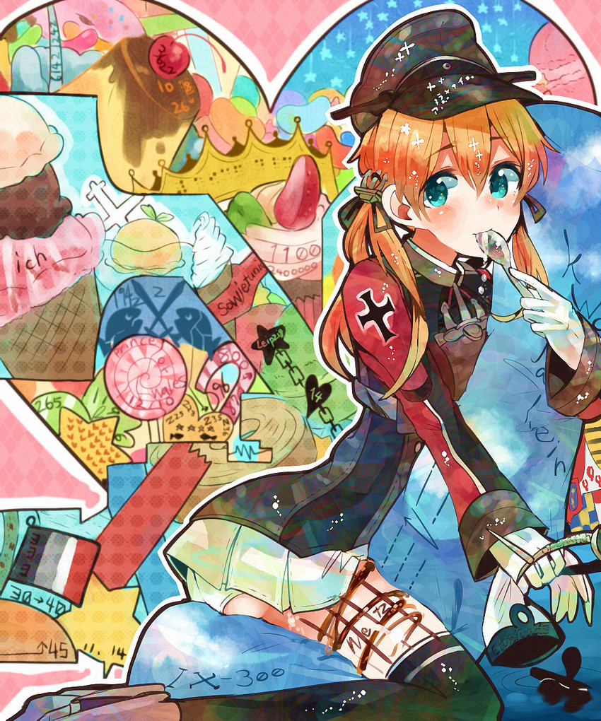 prinz eugen and prinz eugen kai (kantai collection) drawn by itomugi-kun