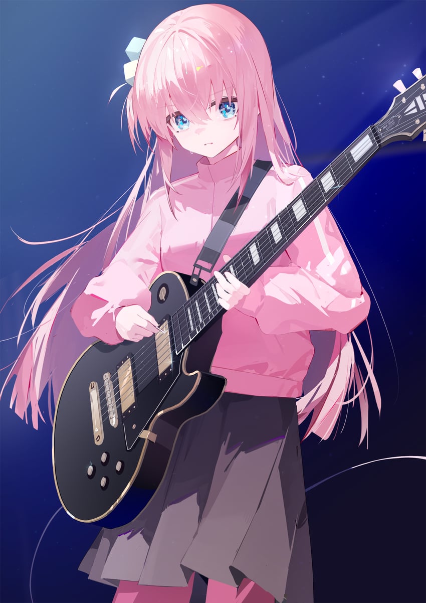 gotoh hitori (bocchi the rock!) drawn by luozhou_pile