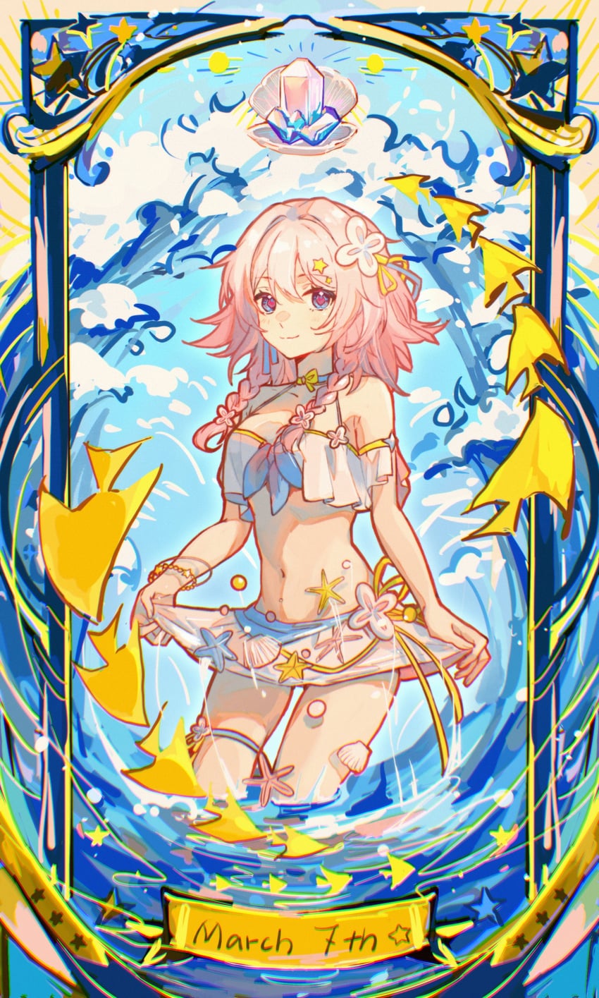 march 7th (honkai and 1 more) drawn by yichensang